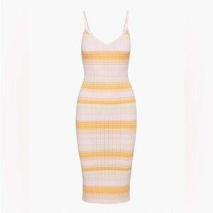 Wilfred Waltz Striped Midi Dress Women’s size Small